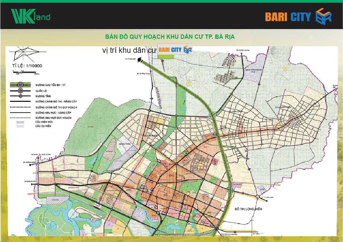 BẢN ĐỒ QUY HOẠCH BÀ RỊA – VŨNG TÀU