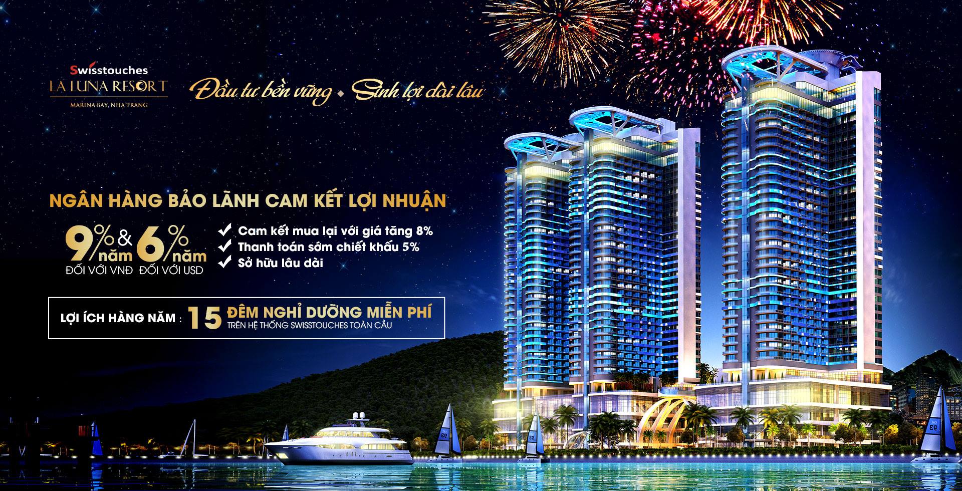 Dự Án Condotel SWISSTOUCHES LA LUNA Nha Trang