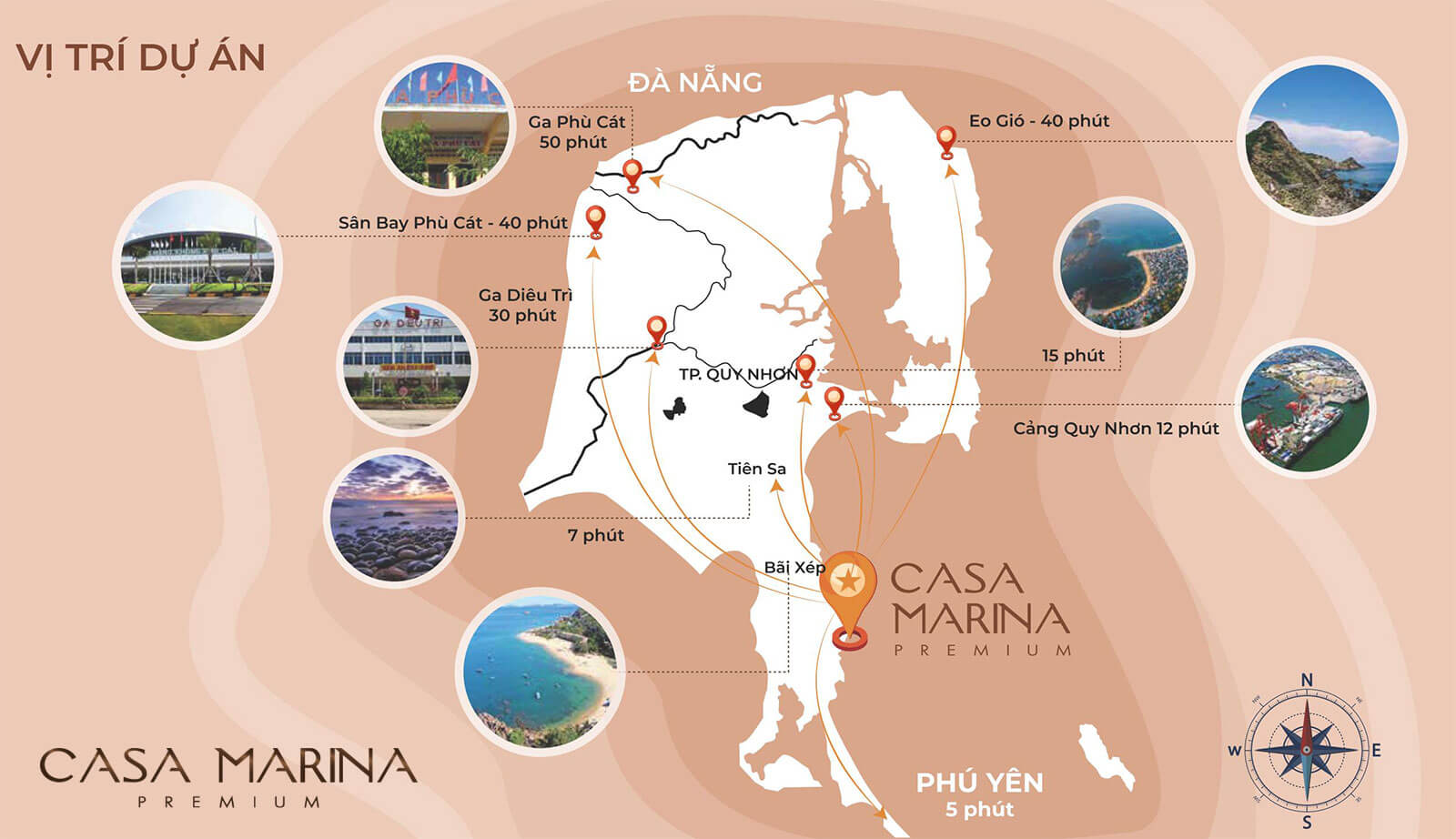 vi tri Casa Marina Premium Quy Nhơn