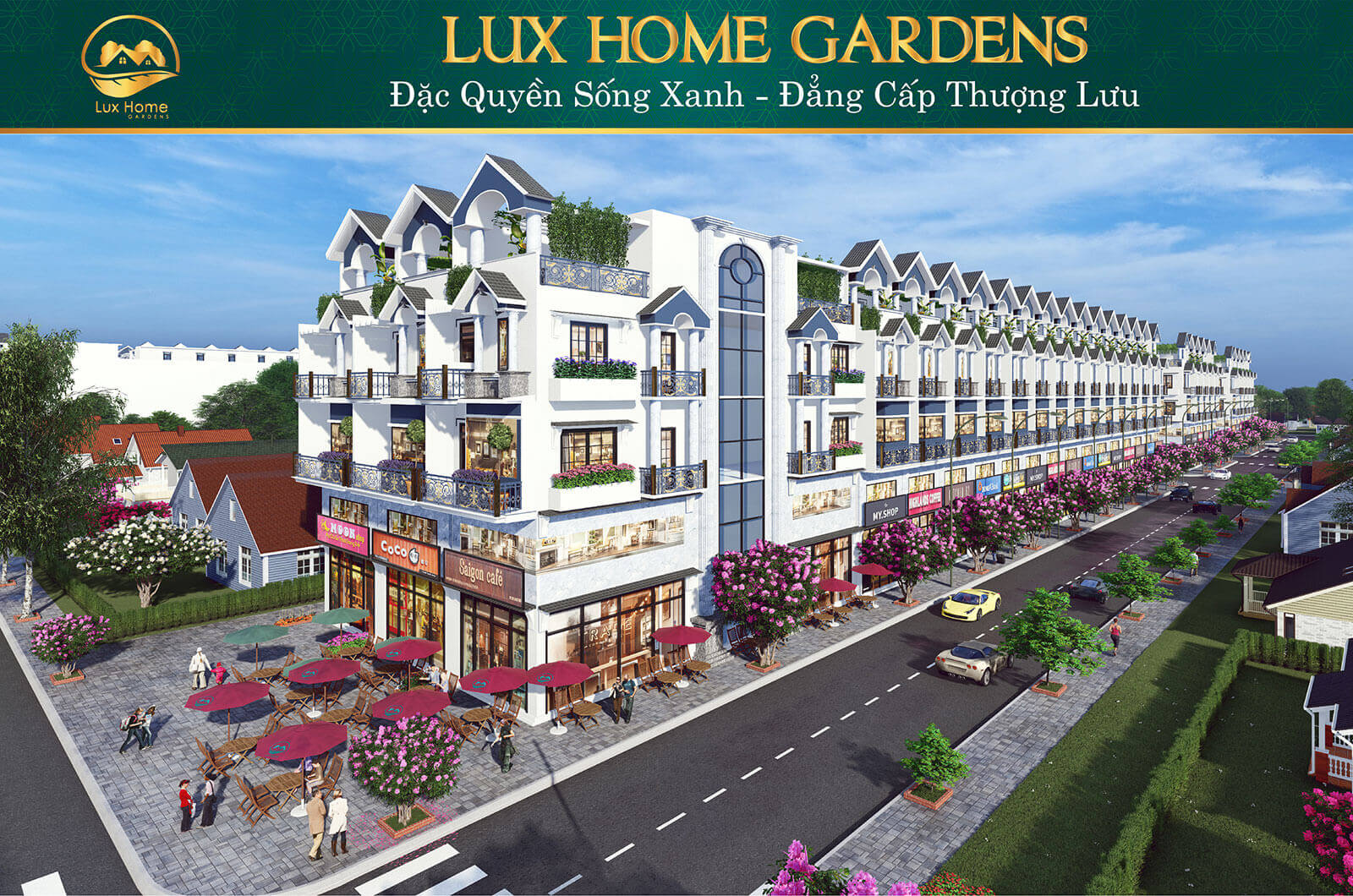 Nhà phố Lux Home Gardens Bình Tân