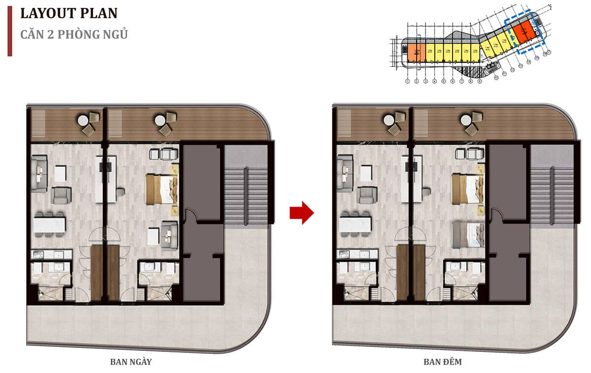 Căn hộ khách sạn Mövenpick Cam Ranh