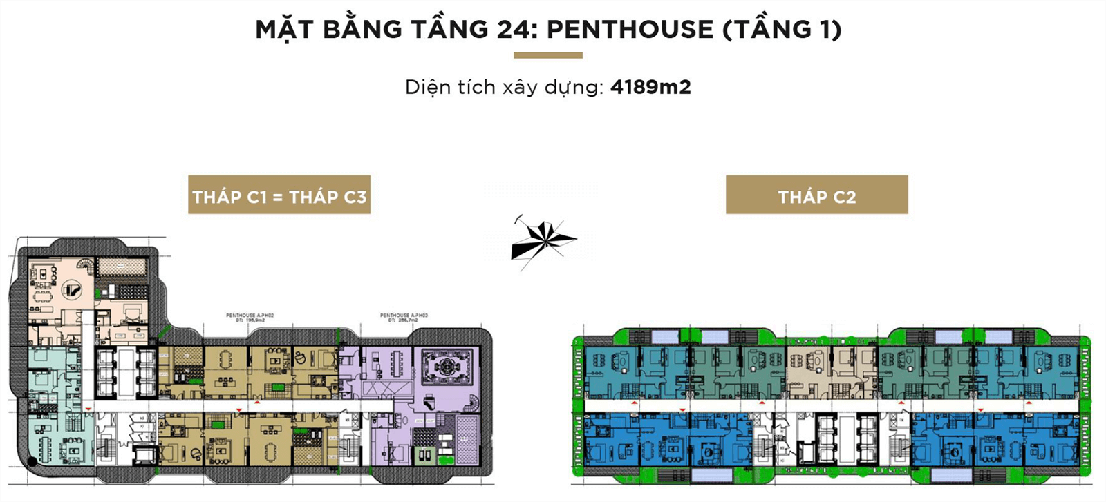 mat bang penthouse Sunshine Continental Quận 10