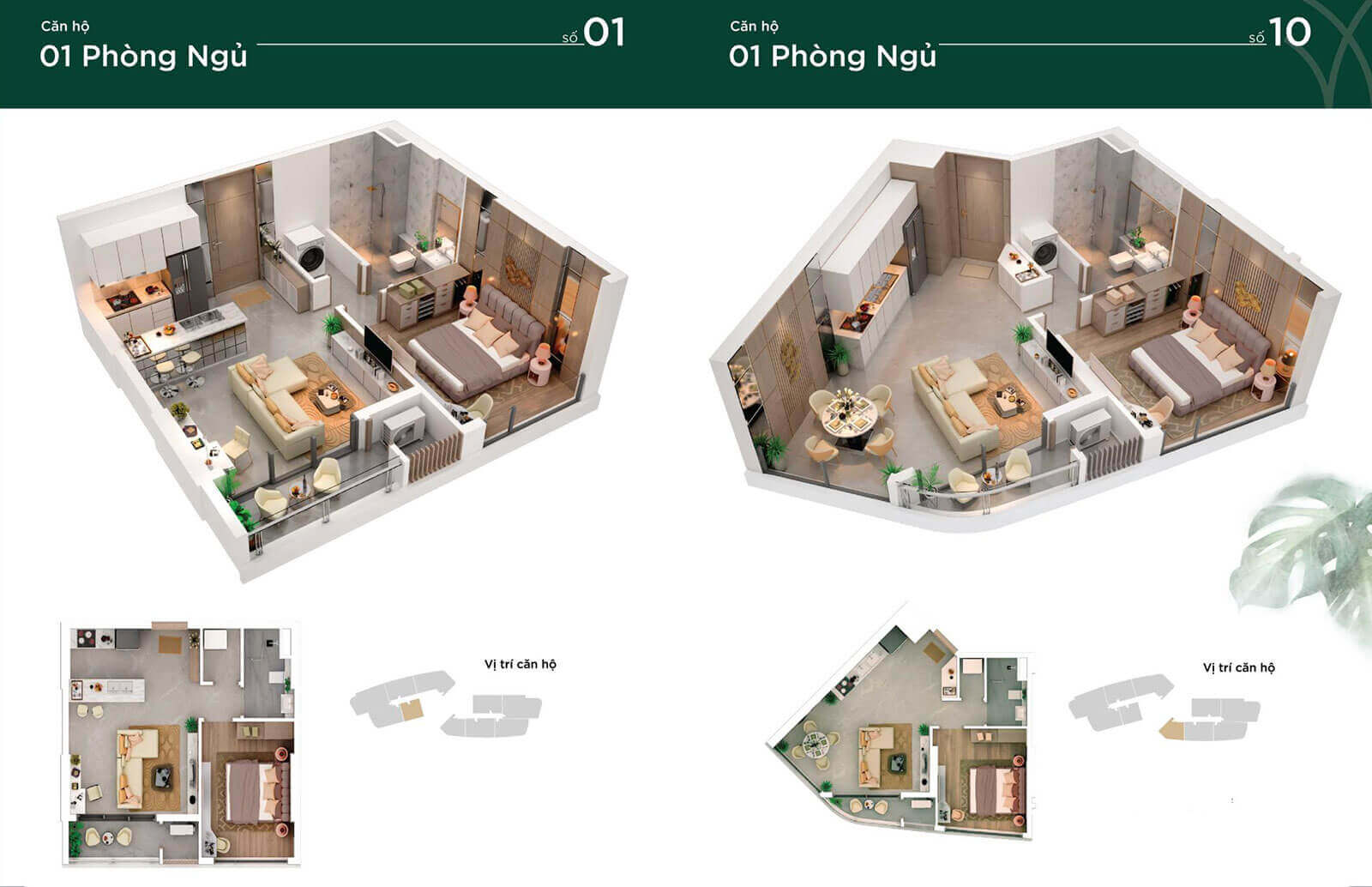 can ho Thảo Điền Green 1 phong ngu